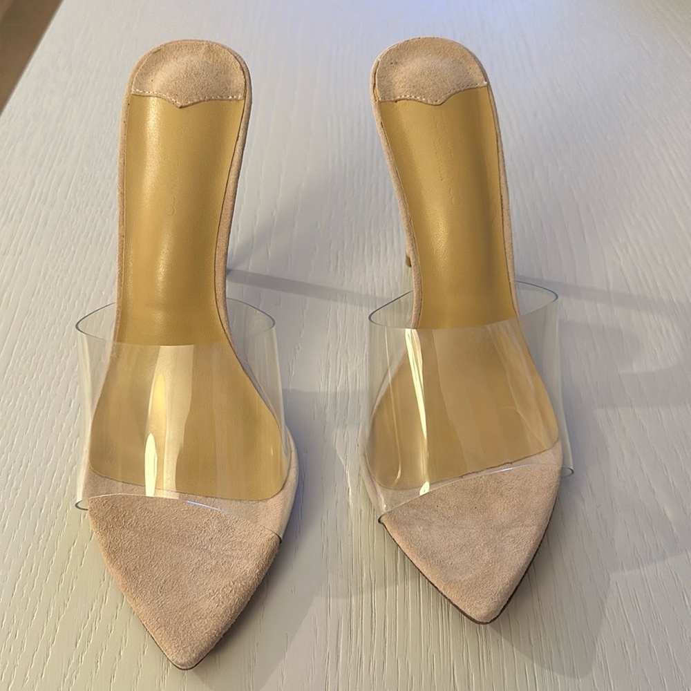 NWT TONY BIANCO MARLEY Vynalite high heel Size 9.5